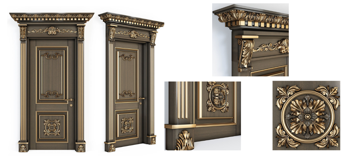 CỬA GỖ TỰ NHIÊN CAO CẤP- HGM