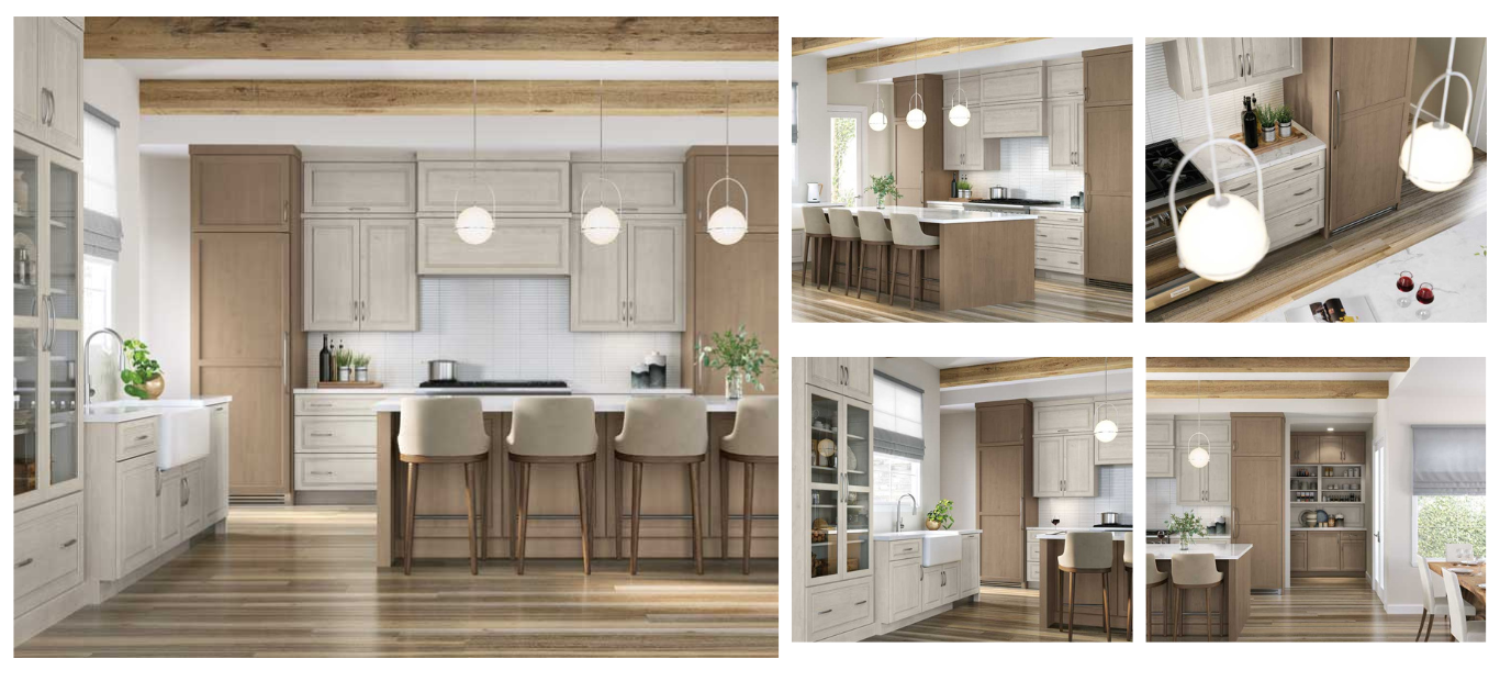 tủ bếp gỗ tự nhiên cao cấp